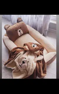تشک گارد دار بالش خرسی میله بازی
