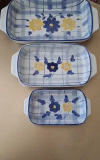 گل پنبه ای، گلپنبه، ظروف چینی