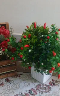 ۳ تکه گل مصنوعی دکوری