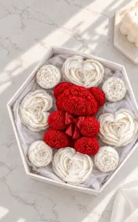 گیفت مجالس و باکس گل شمع