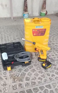 دستگاه دو کاره سمپاشی و کارواش شارژی پرقدرت ایلام