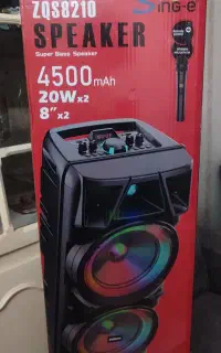 اسپیکر بلوتوث دار کاملاً نو نو 16 اینچ