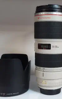 لنز کانن ef 70-200 f2.8 II آنباکس شده