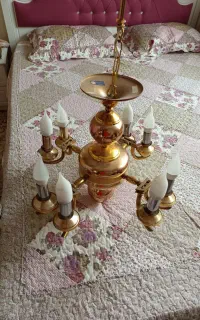 لوستر طلایی .۸ شاخه