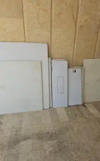 تعدادی ورق پی وی سی pvc کابینت و روشویی