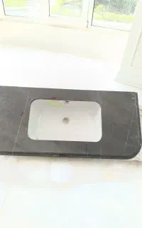 فروش روشویی سنگی با کاسه توکار چینی