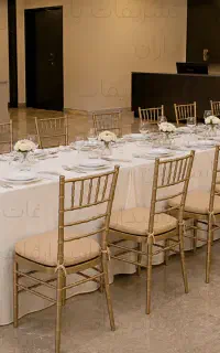 کرایه میز و صندلی ( طلایی )