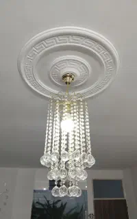 لوستر گوی کریستال بسیار زیبا