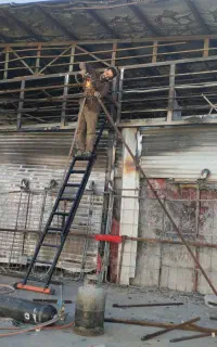 جوشکاری سیار با موتور برق بنزینی .برشکاری سیار