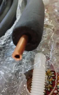لوله مسی رفت و برگشت کولر گازی 5 متری با سیم