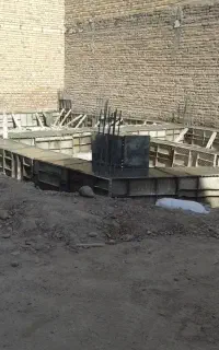 آرماتور بندی فونداسیون سفه ستون