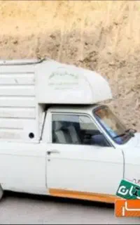 راننده وانت و نیسان با ماشین مسقف