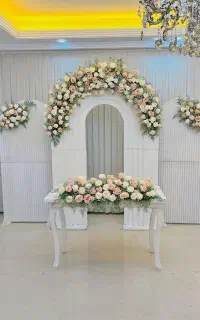 بادکنک و گل ارایی/دکور تولد نامزدی تعیین جنسیت