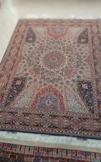 فرش 3متری گنبد تبریز چله ابریشم