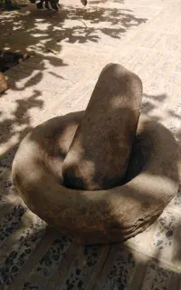 هاونگ سنگی دست ساز متوسط