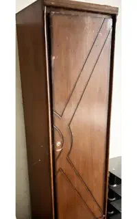 کمد چوبی ایستاده دو عدد کار کرده