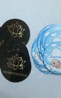 لیبل برچسب پوستر تاج گیفت لوح مدال