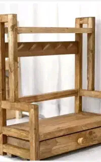 استند چوبی ایستاده،کافی بار و... به قیمت تولید
