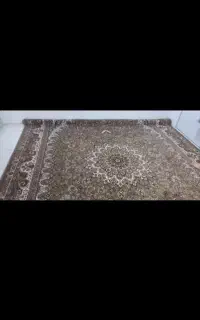 دو عدد فرش ۱۲ متر گردویی ۷۰۰ شانه تراکم ۲۰۰۰