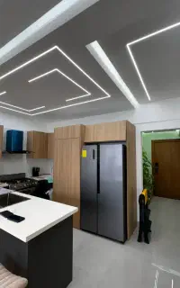 کابینت، کناف نورپردازی،کاغذدیواری