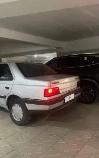 پژو ۴۰۵ نقره ای مدل ۸۸ تک برگ سند