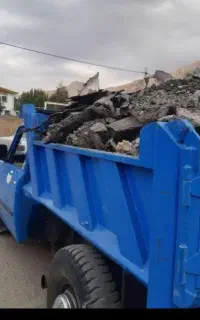 حمل ماسه و نخاله ساختمانی با نیسان کمپرسی