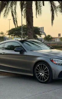 بنز c300کوپه مدل 2019رنگ matte factory