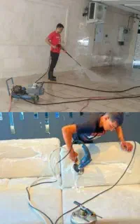 نظافت ساختمان راه پله پارکینگ باکارواش مبل شویی