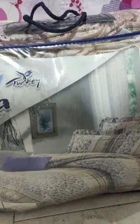 سرویس روتختی دو نفره 6 تکه و دو رو و لوازم دیگر