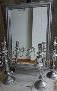 آینه و شمعدان