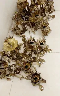 دو عدد لوستر هشت شعله در حد نو