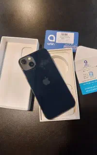 ایفون ۱۳ نرمال اکبند دو ماه استفاده شده باطری ۹۴