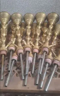 ۱۹ عدد قلیان عربی برنجی
