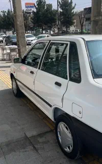 پراید مدل ۹۲ در حد صفر بی رنگ