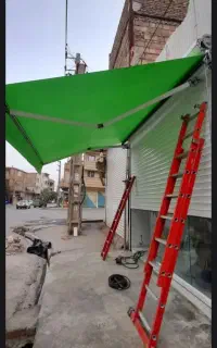 کرکره برقی سایبان بازویی و جک پارکینگ