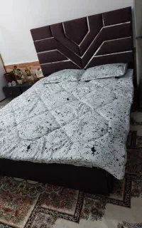 تخت  خواب با تشک کاملا نو