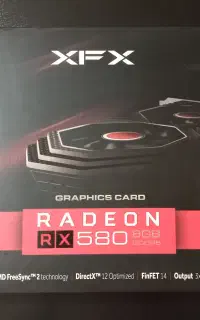 کارت گرافیک XFX RX 580 8GB پلمپ و تمیز