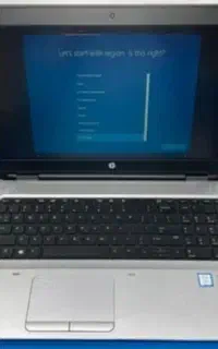لپ‌تاپHP باپردازنده Core i5 نسل۷ فوق‌العاده تمیز