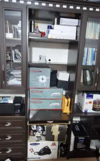 کتابخانه میز کامپیوتر MDF