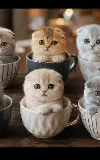 گربه همه مدل اسکاتیش در تنوع بالا و رنگ بندی کامل