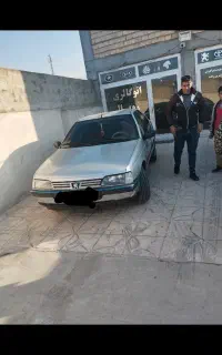 پژو 405نقره ای دوگانه کارخانه