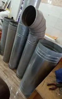 لوله هوا گالوانیزه در حد نو