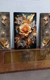 گالری صدف مدل دکوراتیو تابلو سه تیکه در ۶۰ طرح