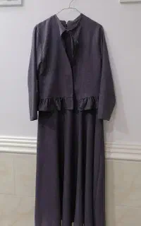 کت و سارافون جنس کتان نخ