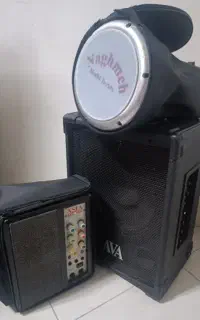 فروش یکجا دو عدد اکو آمپلی‌فایر همراه یک عدد تمپو