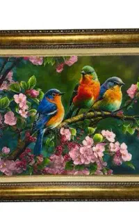 بافنده برای تکمیل قالی دستباف