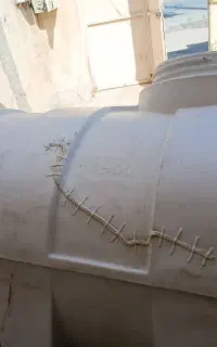 جوش جوشکاری تعمیر  پلاستیک منبع مخزن تانکر باک