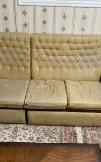 مبل هشت نفره چرم