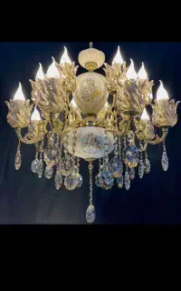 لوسترچکشی رامابرنج.۵+۱۱شعله/مدل سرامیکی.HK light35