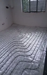 تاسیسات ساختمان لوله کشی گرمایش از کف